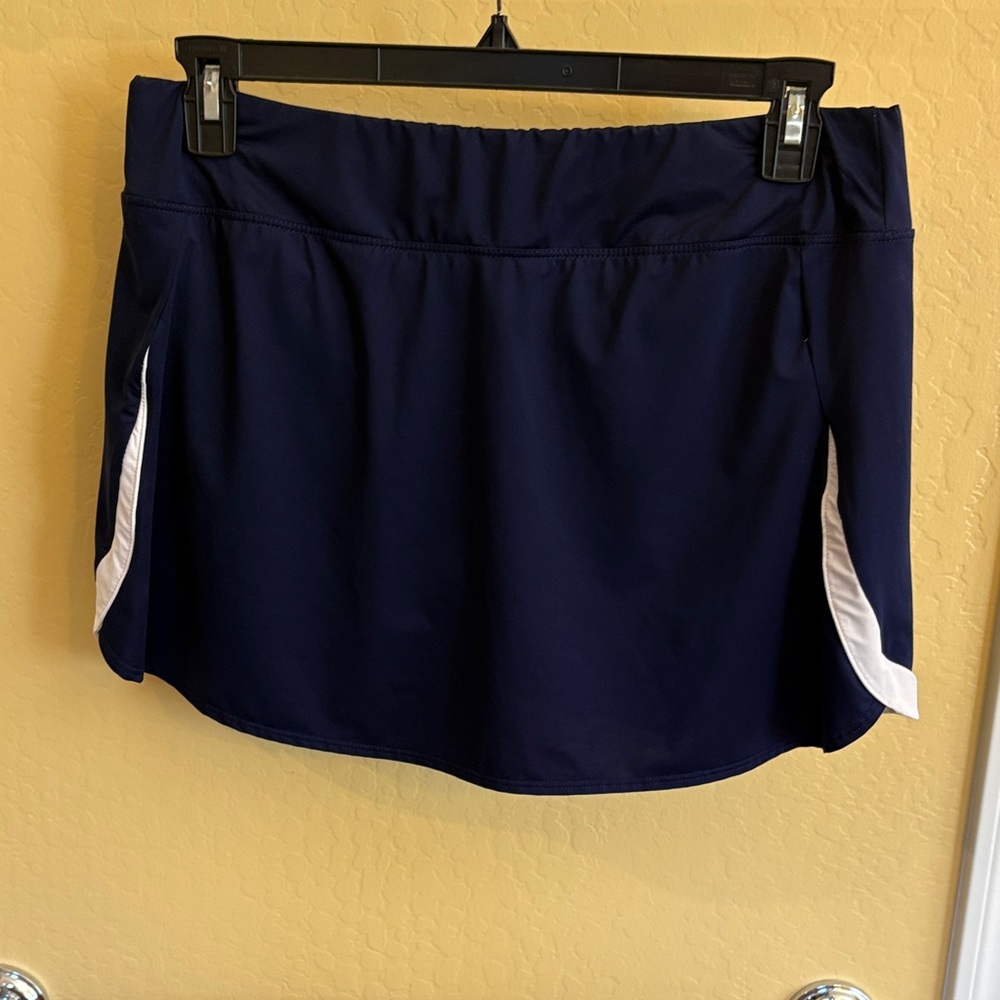 Augusta Sportswear Navy Blue Skirt with White Accents